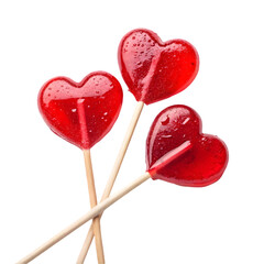 heart lollipops