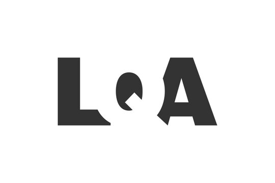 LQA logo design. Initial letter L Q A bold font style for tech startups, consulting, corporate branding. Creative company name, headlines typography identity, trendy logotype.