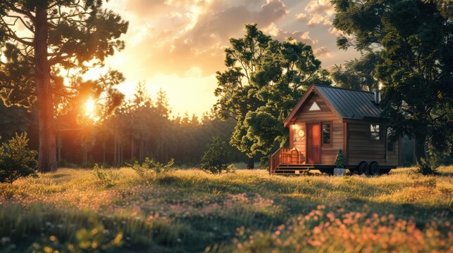 Tiny House In The Middle Of Nature