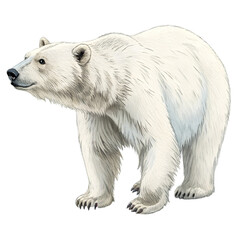Fototapeta premium Adorable bear isolated