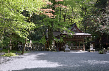 貴船神社　奥院の境内　京都市左京区