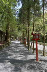 貴船神社　奥院への参道　京都市左京区