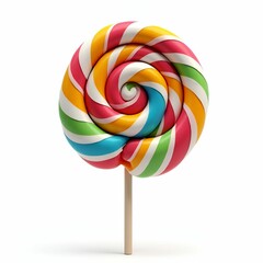 Vibrant Lollipop with a Colorful Design
