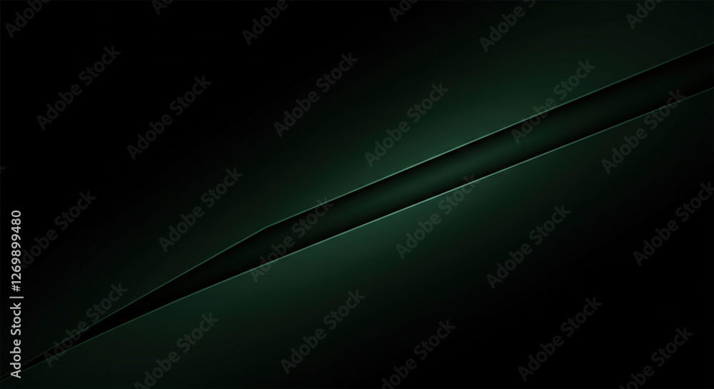 Poster background black and green dark are light with the gradient is the surface with templates metal text
