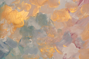 Art Oil, Acrylic wave line hand drawn brush stroke smear blot painting wall. Abstract marble...