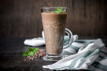 Sweet chocolate smoothie 