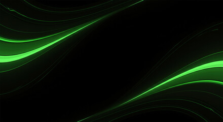 Naklejka premium elegant dark luxury background texture with light green effect element