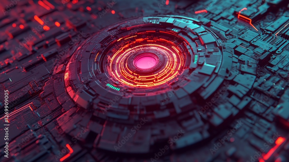 Poster a complex toroidal inductor made of copper wire is present on the circuit board, surrounded by diffe
