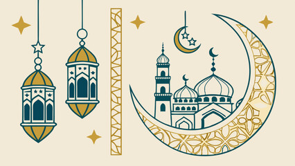 Eid al-Adha Vector Templates , Bakra Eid Celebration Designs for Greetings & Social Media