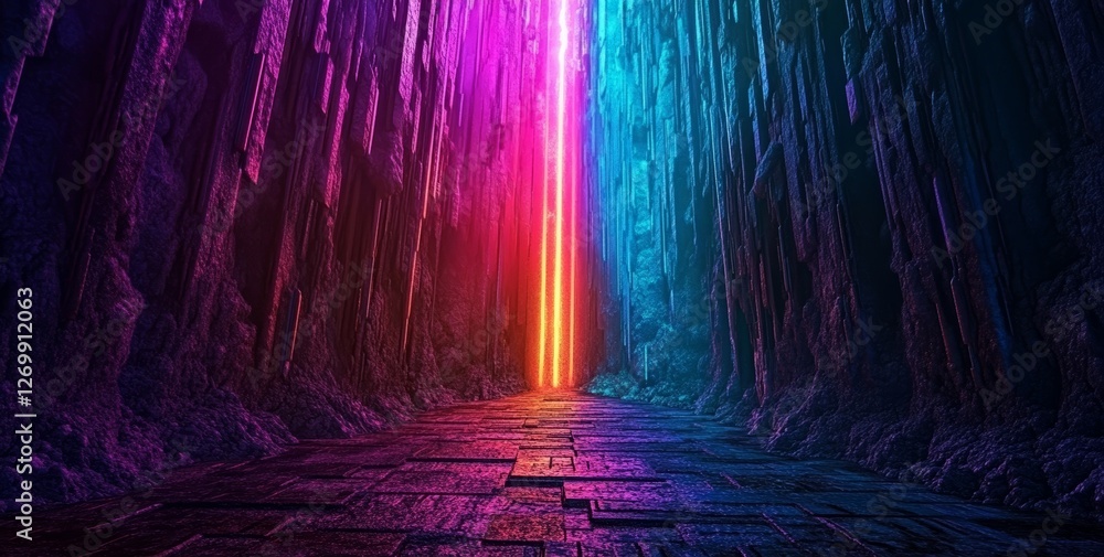 Poster the design of this wallpaper features digital binary code along with streaming data