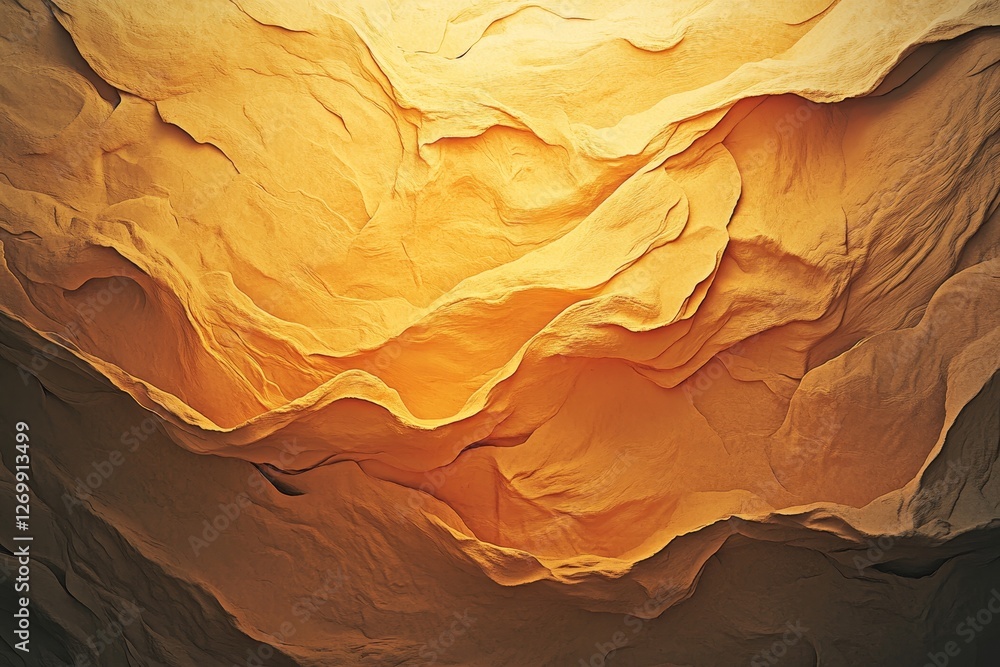 Poster the background features a wavy, abstract design with a color gradient that transitions from black an