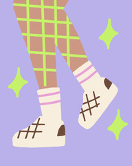 Abstract Pastel Aesthetic Background Vector Illustration