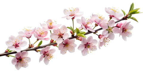 Obraz premium cherry blossom isolated on white