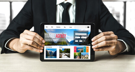 Online travel agency website for modish search and travel planning offers deal and package for...