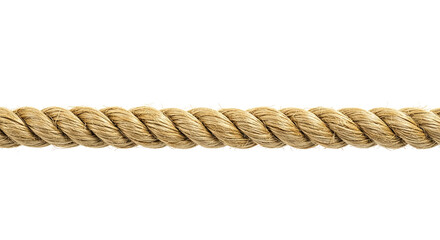 Hemp rope isolated on white background
