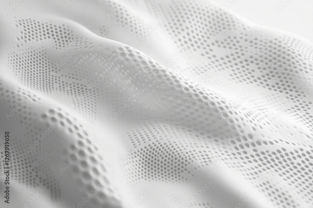 Poster abstract white background with a hexagonal pattern for a technology concept vector presentation desi