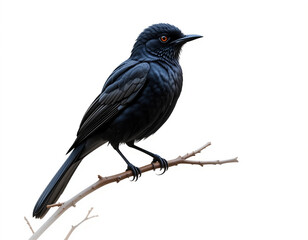Fototapeta premium Midnight Songster: Blackbird