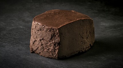 Dark Chocolate Block: Exquisite Culinary Delicacy