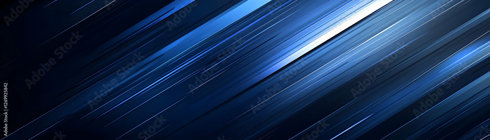 Poster a vibrant abstract background with dynamic blue streaks creating a sense of motion and energy. perfe