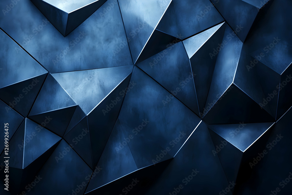 Poster this abstract background features a complex arrangement of geometric shapes, showcasing a blend of d