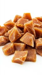 A Close-Up View of Delicious Butterscotch Candies
