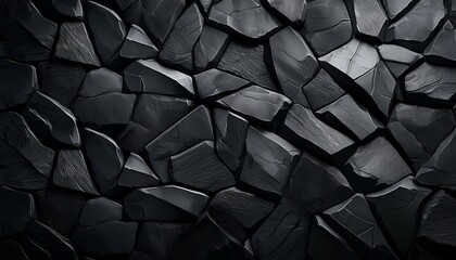 abstract black stone texture with intricate details ideal for creating moody and modern visual backgrounds
