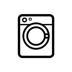 washing machine - vector icon