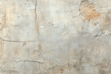 Fototapeta premium An old concrete wall with a background of white paint that is cracked