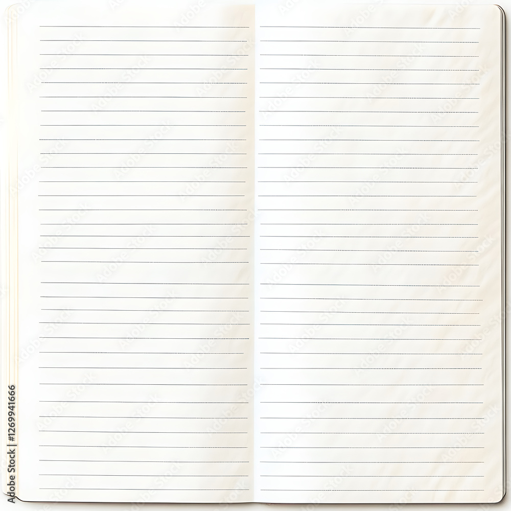 Poster notebook paper background. blank pages of a notebook
