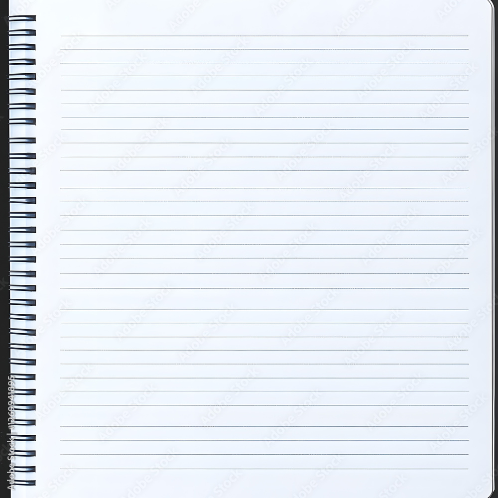 Poster notebook paper background. blank pages of a notebook