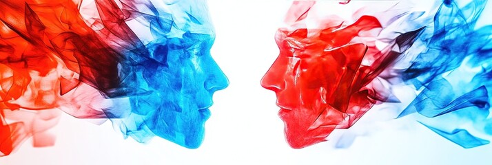 red versus blue