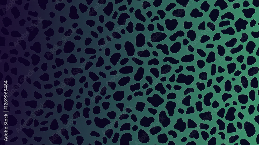 Poster abstract animal print background with ombre gradient effect