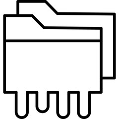 Fototapeta premium Data Leak Icon