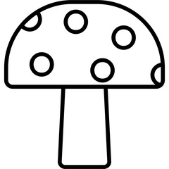 Obraz premium Mushroom Icon
