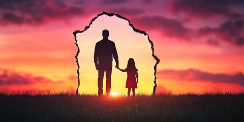 divorced parent with custody of the child