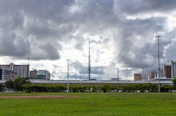 cloudy sky in Brasilia, Brazil