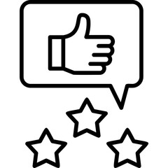 Obraz premium Review Icon
