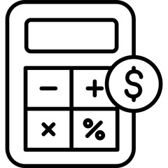 Fototapeta premium Calculator icon