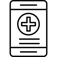 Obraz premium Online Health Insurance icon