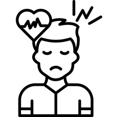 Tachycardia icon