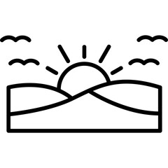 sunset Icon