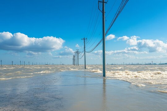 Sakon Nakhon Province faced flooding on July 28, 2560