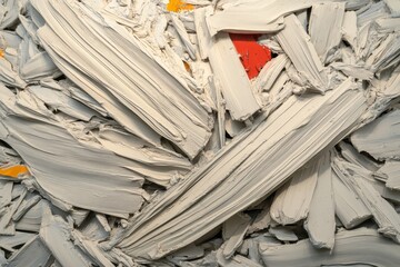 Roster of prisoners of war. The interior of the Pinkasova Synagogue in Prague. Manually inscribed names of Jews who died in the Holocaust