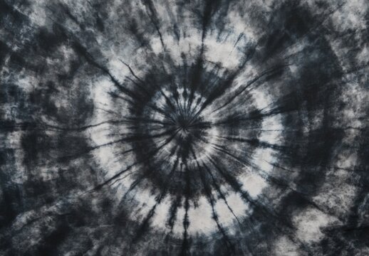 Black Gray color Tie Dye Background