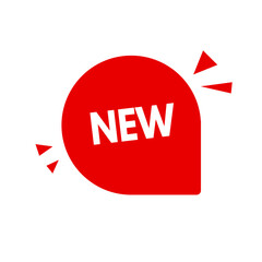 new sticker - vector  illustaration