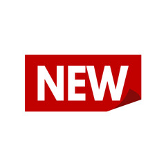 new sticker - vector  illustaration