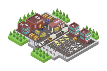 Post office isometric