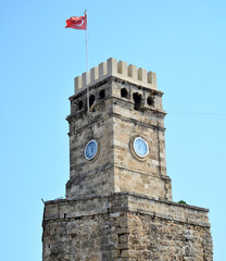 Located in Antalya, Turkey, the Clock Tower was built in 1901.