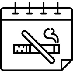No Tobacco Day Icon