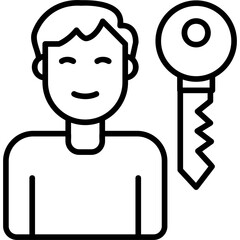 Key Person Icon